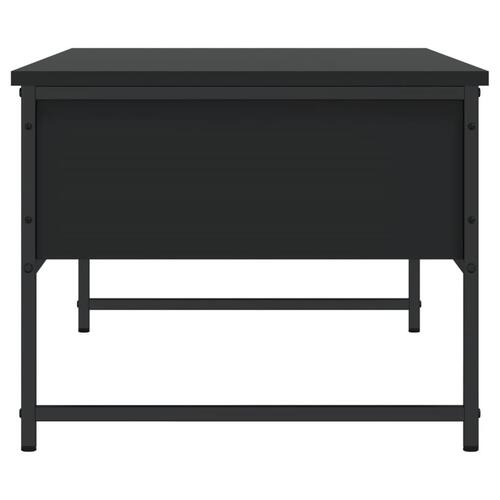 Sofabord 101x49x39,5 cm konstrueret træ sort