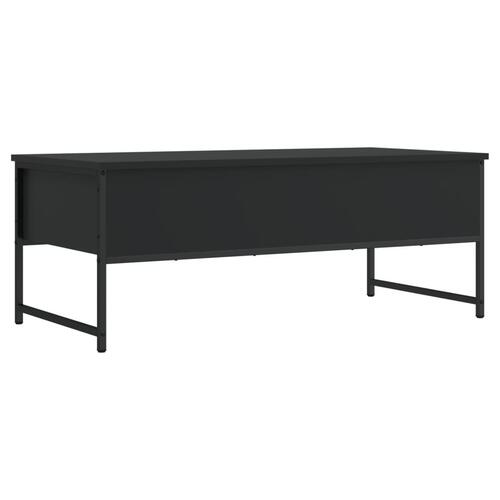 Sofabord 101x49x39,5 cm konstrueret træ sort
