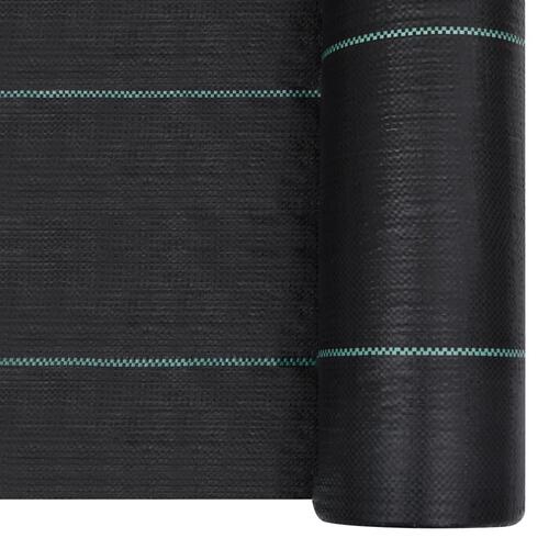 Ukrudtsdug 1x25 m PP mat sort