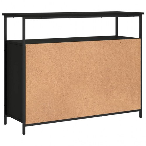 Skab 100x35x80 cm konstrueret træ sort