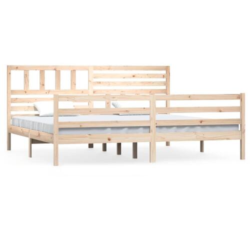 Sengeramme 180x200 cm Super King massivt træ