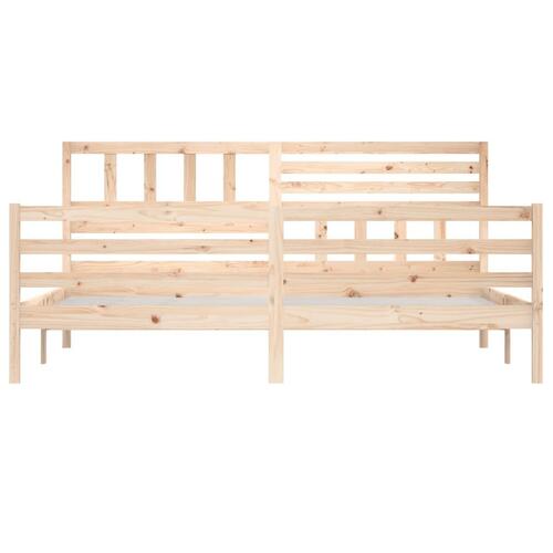 Sengeramme 180x200 cm Super King massivt træ