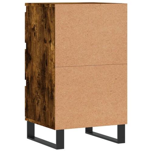 Skænk 40x35x70 cm konstrueret træ røget egetræsfarve