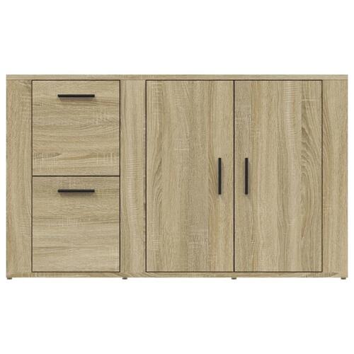 Skænk 100x33x59,5 cm konstrueret træ sonoma-eg