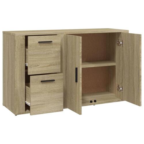 Skænk 100x33x59,5 cm konstrueret træ sonoma-eg