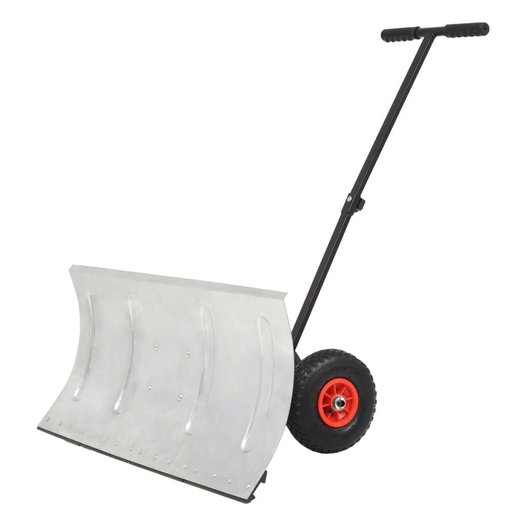 Manuel snerydder med hjul 100 x 44 cm