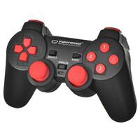 Controller Esperanza Warrior GX300 USB 2.0 Sort Rød PC Windows