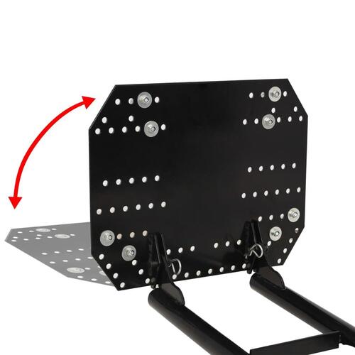 Snerydder til ATV 120 x 38 cm sort