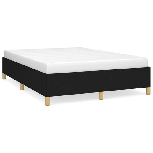 Sengeramme uden madras 140x200 cm stof sort