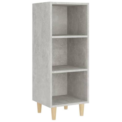 Skænk 34,5x32,5x90 cm konstrueret træ betongrå