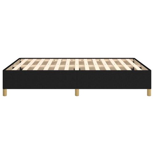 Sengeramme uden madras 140x200 cm stof sort
