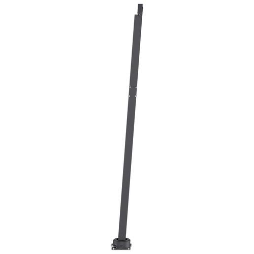 Fritstående markise 400x350 cm automatisk betjening orange/brun