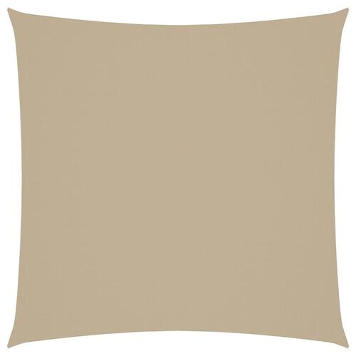 Solsejl oxford-stof firkantet 2 x 2 m beige