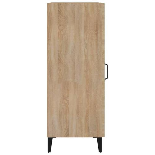 Skænk 34,5x34x90 cm konstrueret træ sonoma-eg