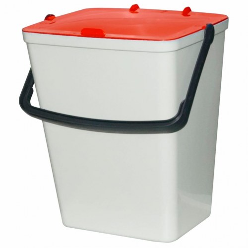 Affaldsspande med låg 4 stk. 60 l polypropylen