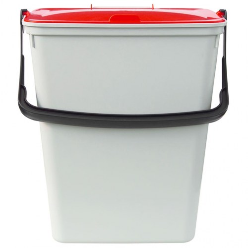 Affaldsspande med låg 4 stk. 60 l polypropylen