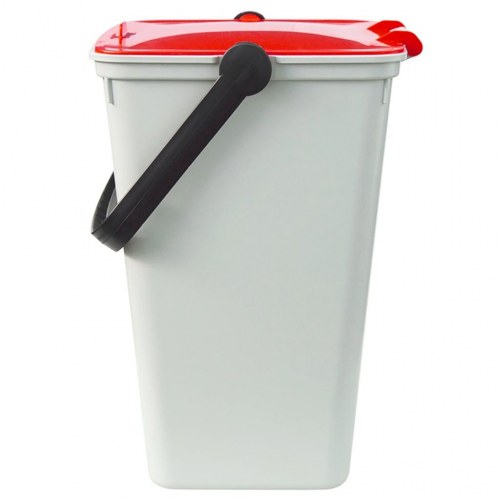 Affaldsspande med låg 4 stk. 60 l polypropylen