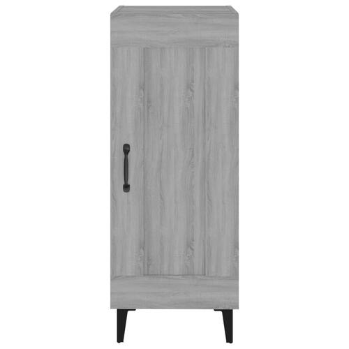 Skænk 34,5x34x90 cm konstrueret træ grå sonoma-eg