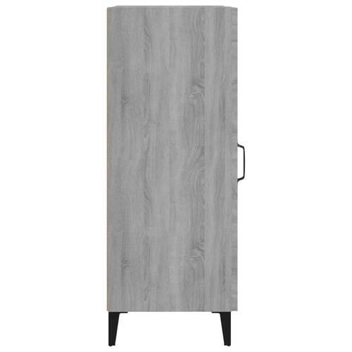 Skænk 34,5x34x90 cm konstrueret træ grå sonoma-eg