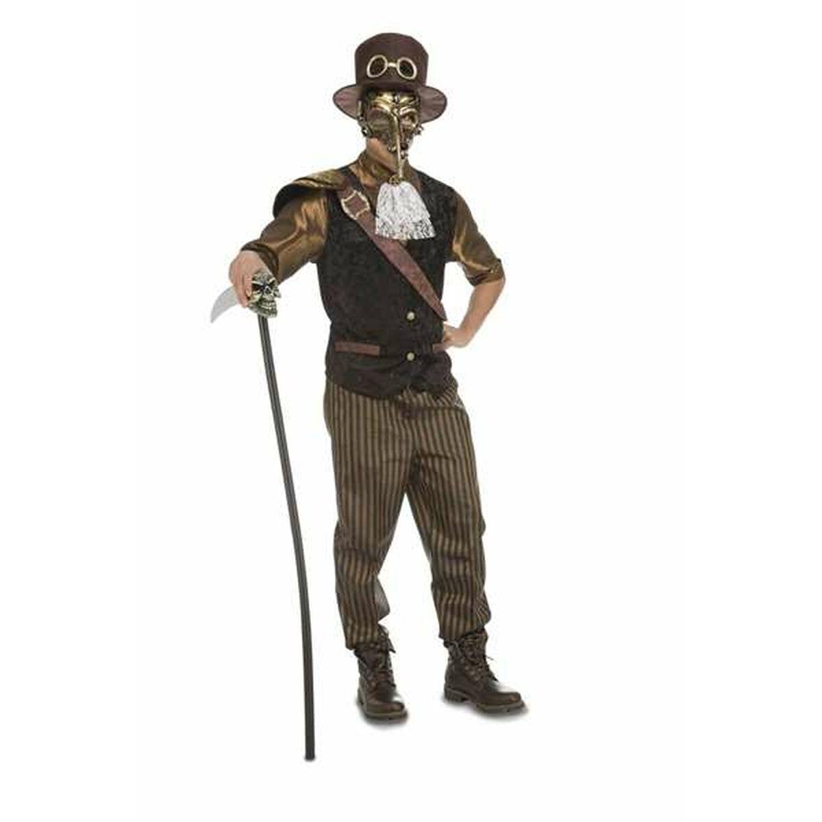 Kostume til voksne Steampunk 4 Dele M/L