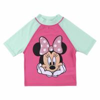 Bade T-shirt Minnie Mouse Turkisblå 3 år
