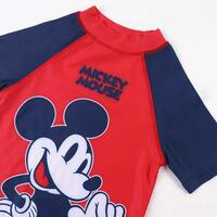 Bade T-shirt Mickey Mouse Rød 4 år