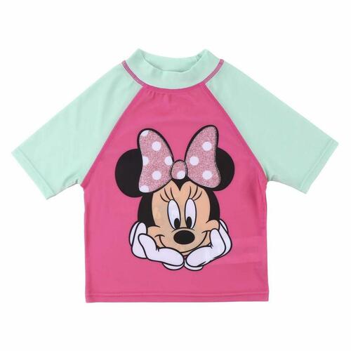 Bade T-shirt Minnie Mouse Turkisblå 2 år