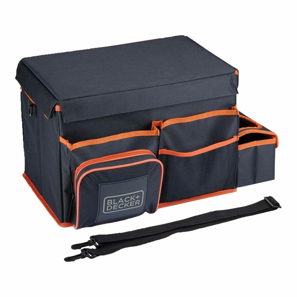 Black & Decker bilorganiser med køler, sort/orange