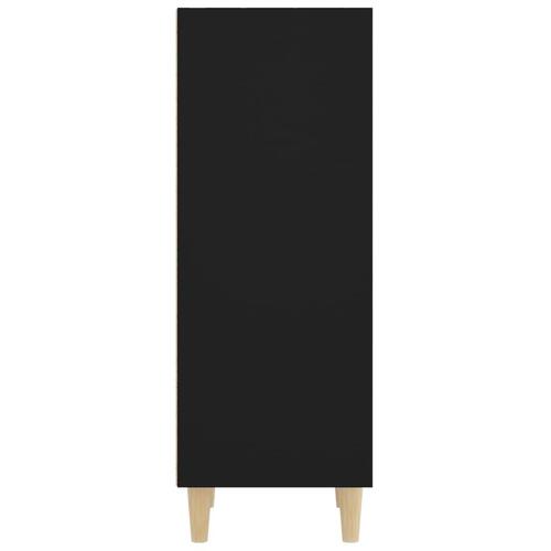 Skænk 34,5x32,5x90 cm konstrueret træ sort