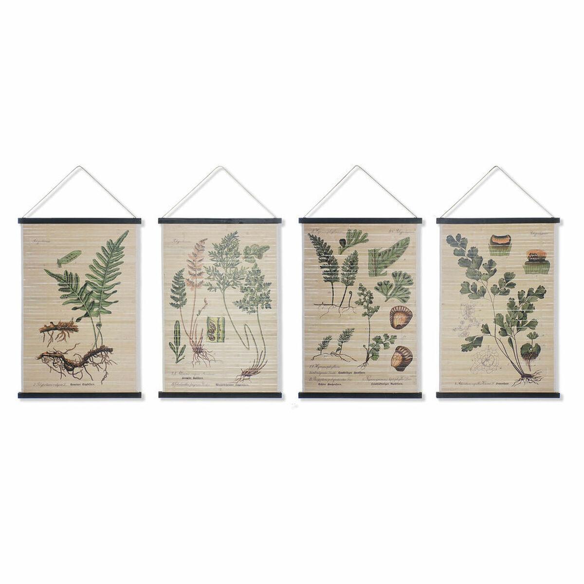 Vægkunst lærred Cvetlice 60 × 90 cm Cottage - sæt med 4