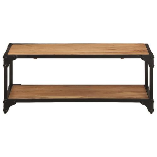 Sofabord 90x45x35 cm massivt akacietræ