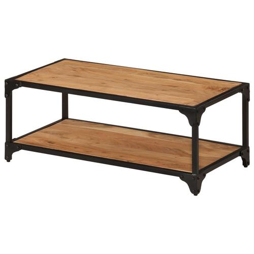 Sofabord 90x45x35 cm massivt akacietræ