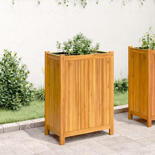 Plantekasse med for 54x31x75 cm massivt akacietræ