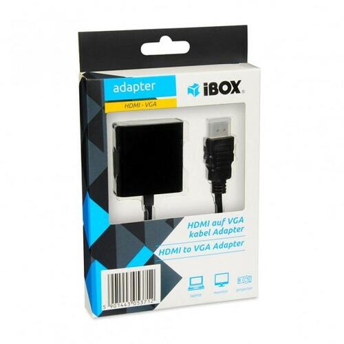 HDMI til VGA Ibox IAHV01 Sort