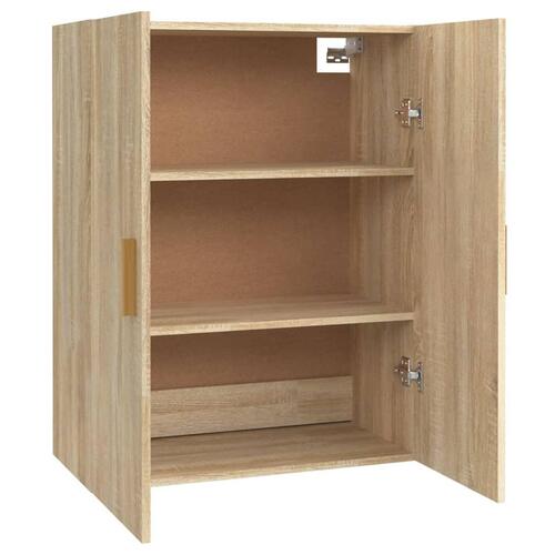 Vægskab 69,5x34x90 cm sonoma-eg