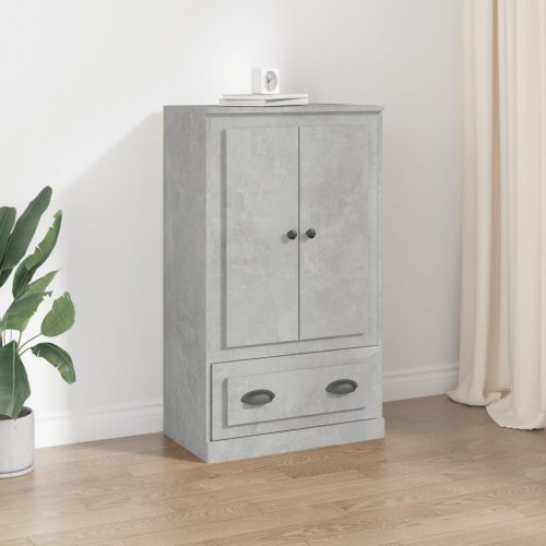 Skænk 60 × 35,5 × 103,5 cm i konstrueret træ - betongrå
