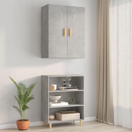 Vægskab 69,5x34x90 cm betongrå