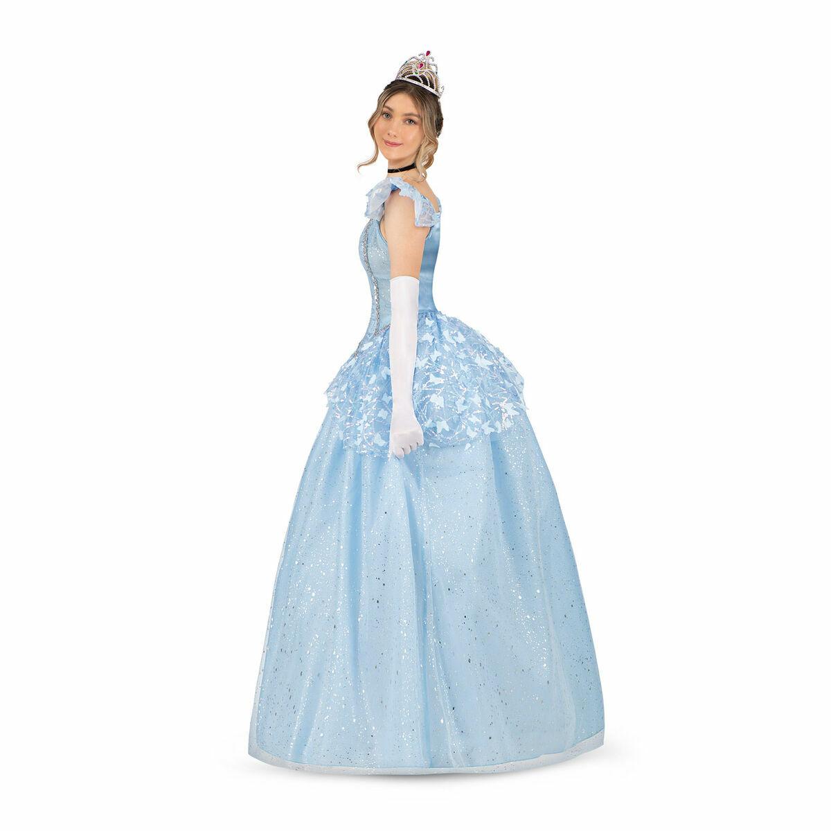 Kostume til voksne Blå Prinsesse (3 Dele) XL