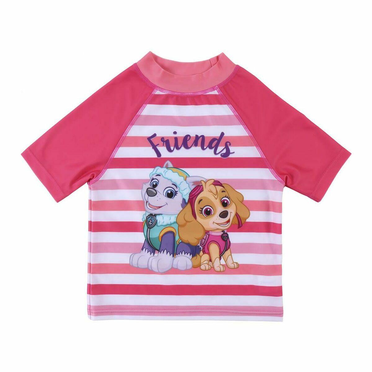 Bade T-shirt The Paw Patrol Pink 18 måneder