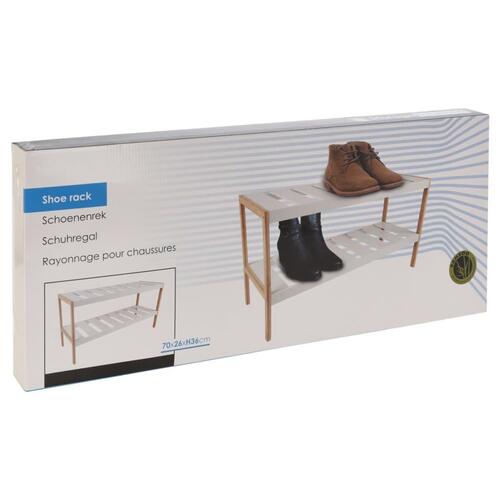 Storage solutions skoreol med 2 hylder 70x26x36 cm