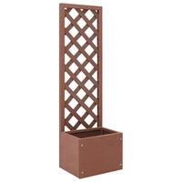 Plantekasse med espalier 40x30x135 cm WPC