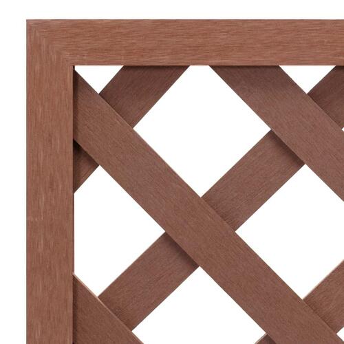 Plantekasse med espalier 40x30x135 cm WPC