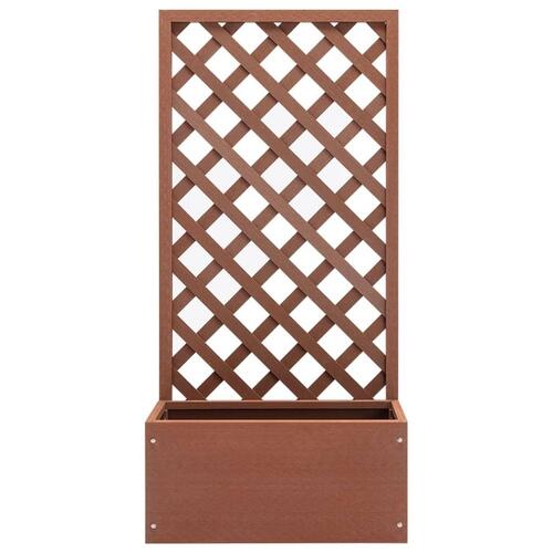 Plantekasse med espalier 65x30x135 cm WPC