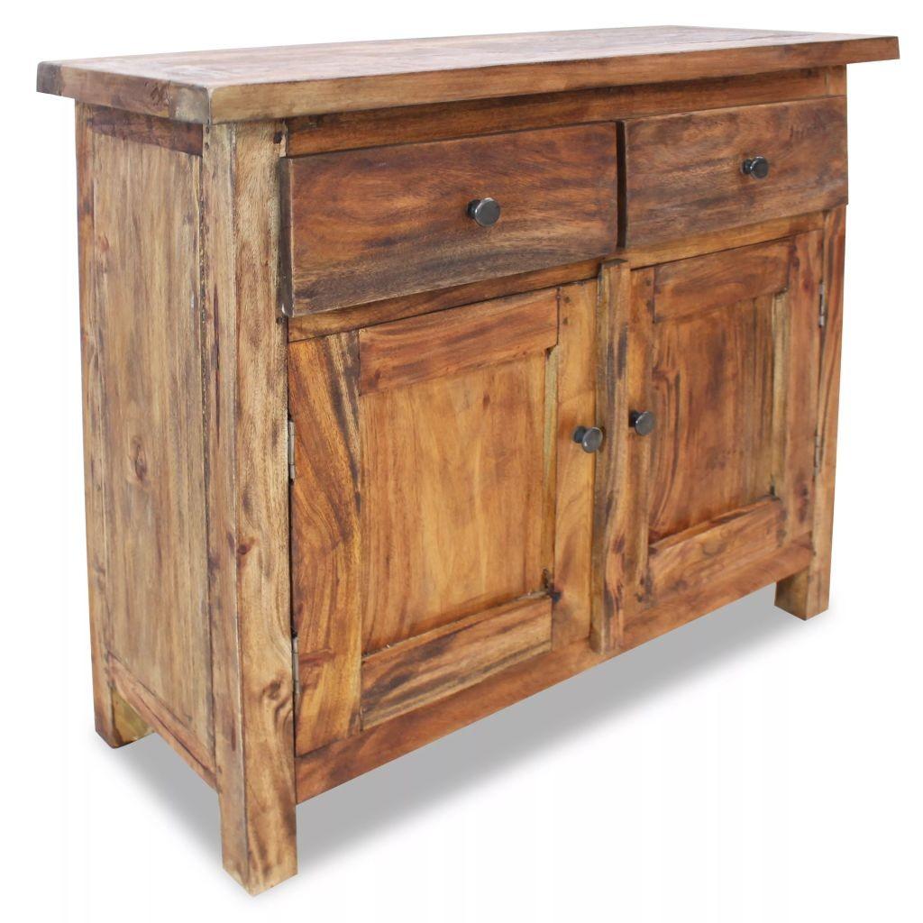 Skænk 75x30x65 cm massivt mahognitræ