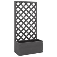 Plantekasse med espalier 65x30x135 cm WPC