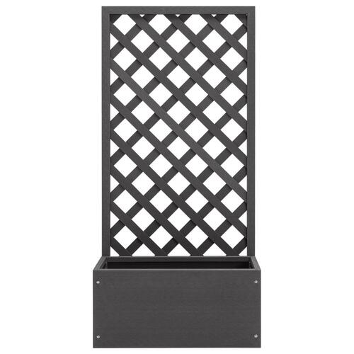 Plantekasse med espalier 65x30x135 cm WPC