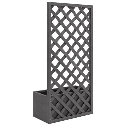 Plantekasse med espalier 65x30x135 cm WPC