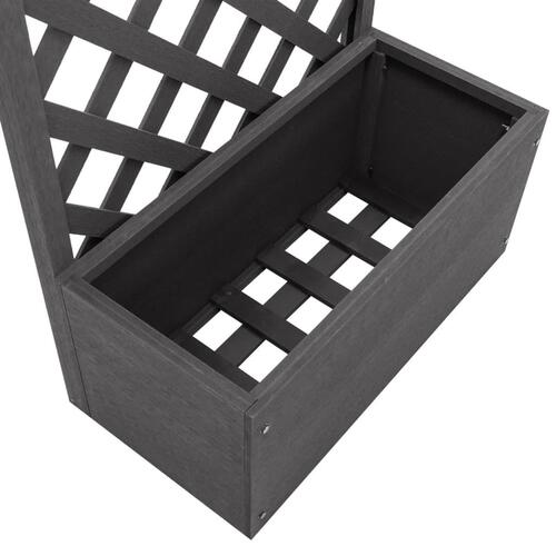 Plantekasse med espalier 65x30x135 cm WPC