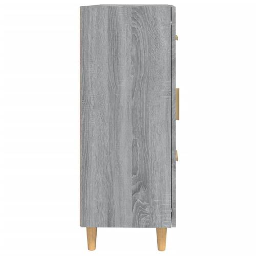 Skænk 69,5x34x90 cm konstrueret træ grå sonoma-eg