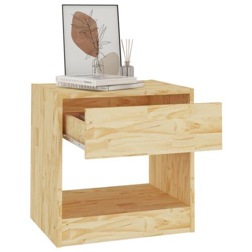 Sengeborde 2 stk. 40x31x40 cm massivt fyrretræ